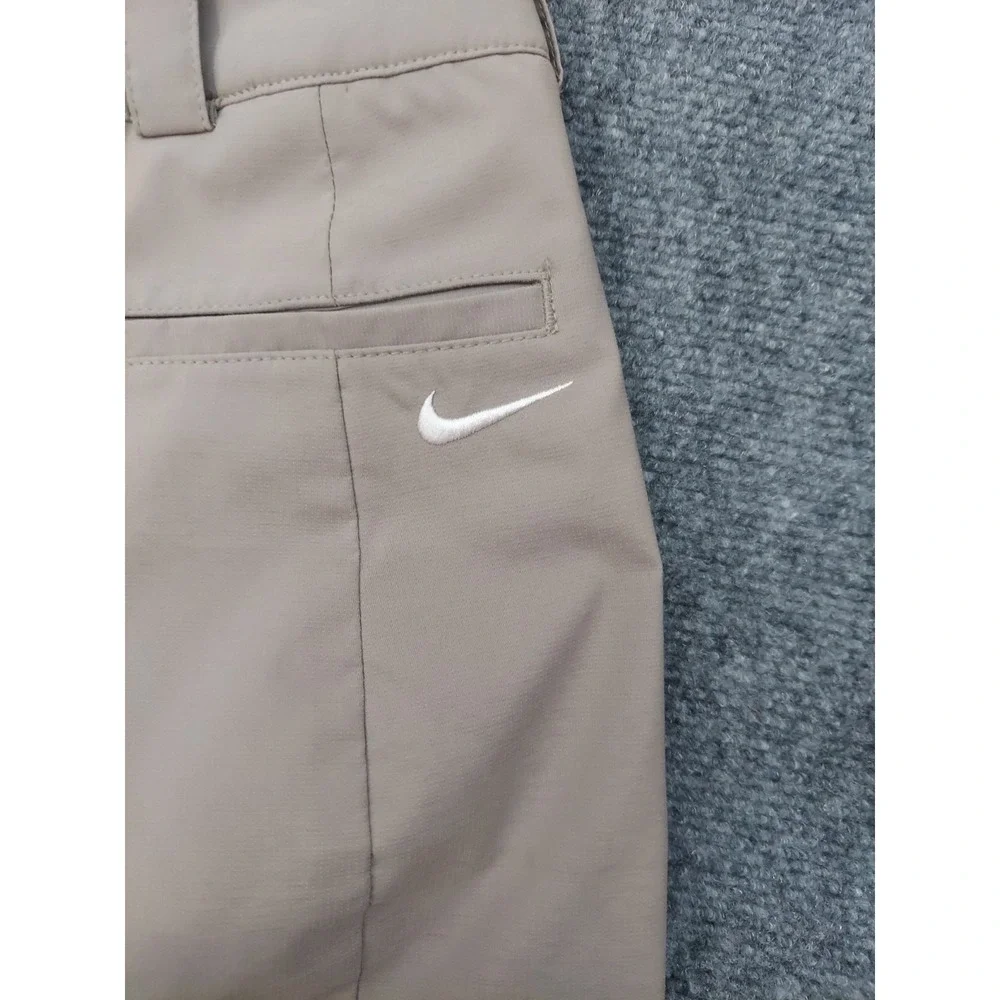 Nike Golf Skort Skirt Womens 2 Beige Tour‎ Performance Logo Stretch Pickleball